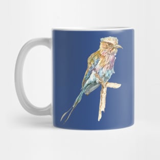 Lilac Crested Roller, Exotic African Bird Mug